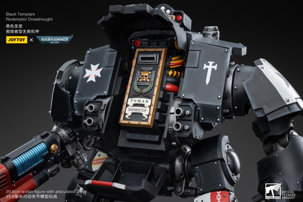 Warhammer 40K Black Templars Redemptor Dreadnought 1/18 Scale Figure (In Stock)