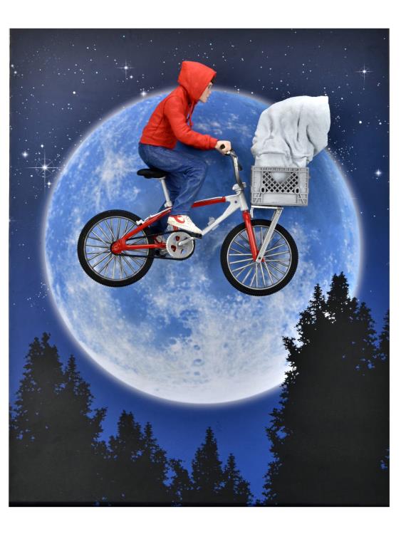 Neca E.T. 40th Anniversary Elliot & E.T. on Bicycle Action Figure (In Stock)