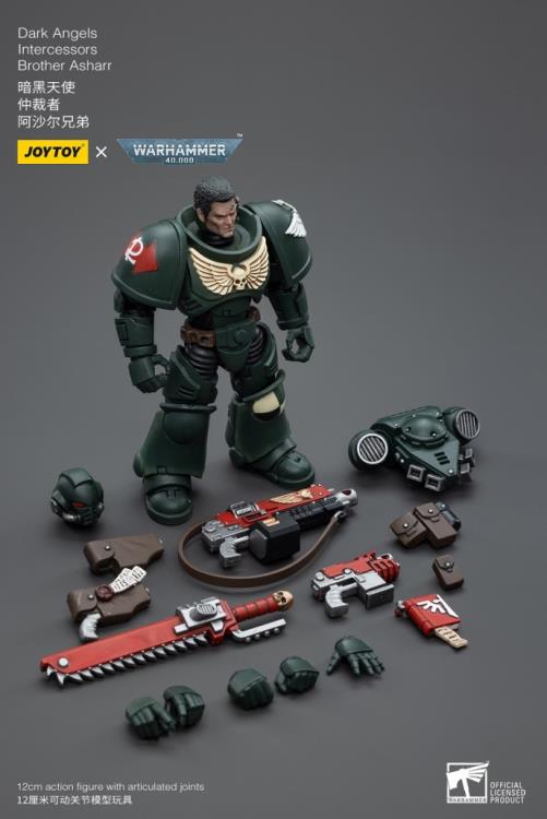 Warhammer 40k Dark Angels Intercessors Brother Asharr 1/18 Scale Figure (In Stock)