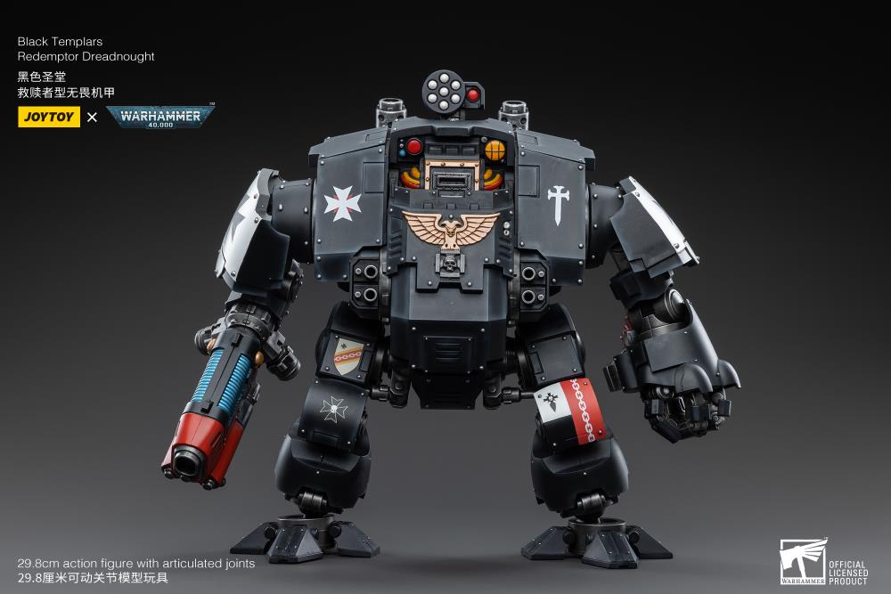 Warhammer 40K Black Templars Redemptor Dreadnought 1/18 Scale Figure (In Stock)