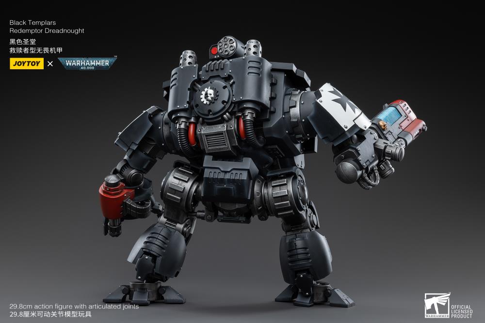 Warhammer 40K Black Templars Redemptor Dreadnought 1/18 Scale Figure (In Stock)