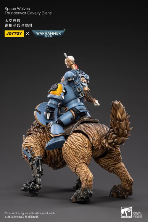 Warhammer 40K Space Wolves Thunderwolf Cavalry Bjane 1/18 Scale Figure (In Stock)