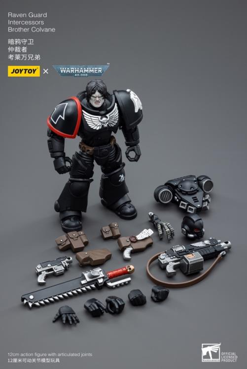 Warhammer 40K Raven Guard Intercessors Brother Colvane 1/18 Scale Figure (In Stock)
