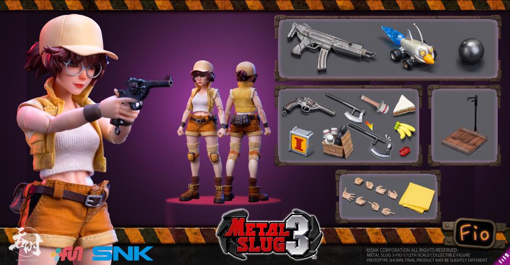 (Pre-Order) Tunshi Studio Metal Slug 3 Fiolina Germi 1/12 Scale Figure