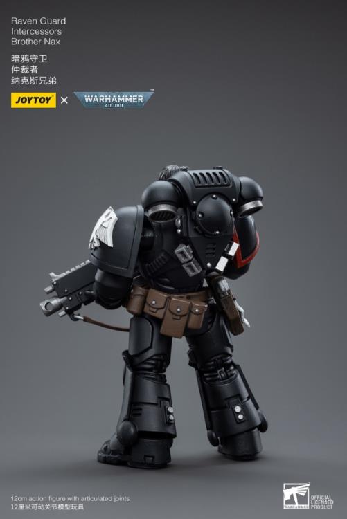Warhammer 40K Raven Guard Intercessors Brother Nax 1/18 Scale Figure (In Stock)