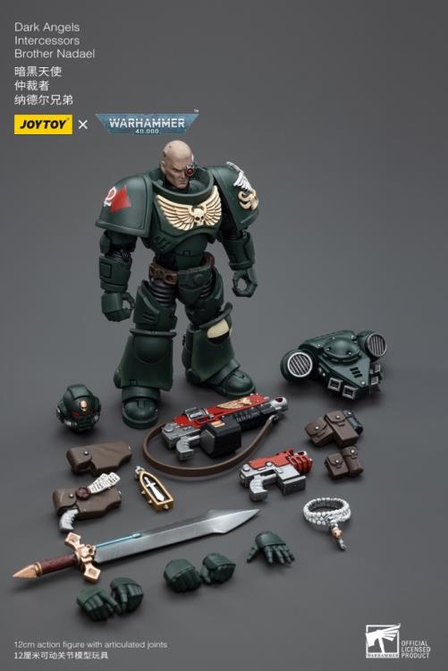 Warhammer 40k Dark Angels Intercessors Brother Nadael 1/18 Scale Figure (In Stock)