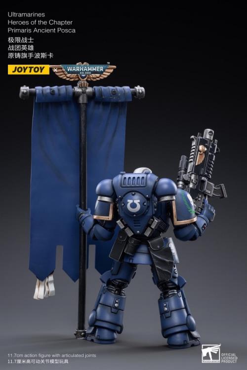 Warhammer 40K Ultramarines Heroes of the Chapter Primaris Ancient Posca 1/18 Scale Figure (In Stock)