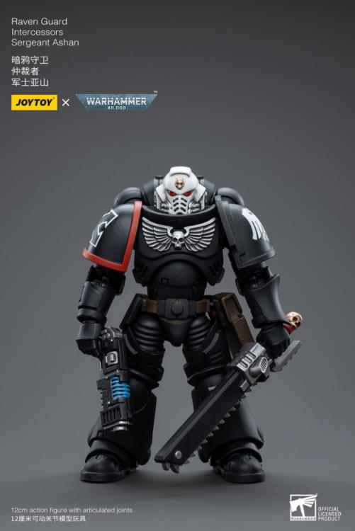 Warhammer 40K Raven Guard Intercessors Sergeant Ashan 1/18 Scale Figure (In Stock)