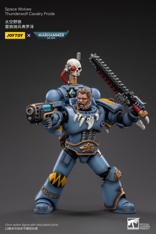 Warhammer 40K Space Wolves Thunderwolf Cavalry Frode 1/18 Scale Figure (In Stock)