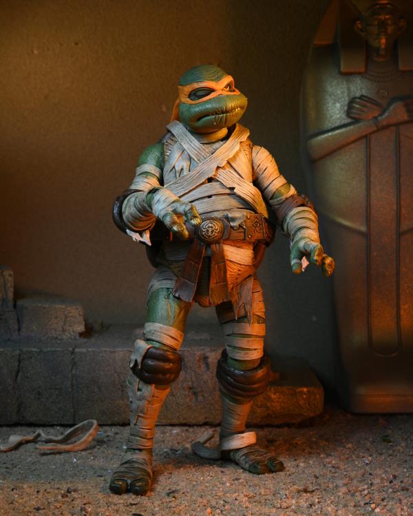 Neca Ninja Teenage Mutant Ninja Turtles Ultimate Michelangelo as The Mummy (In Stock)