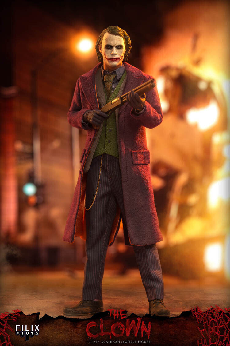 (Pre-Order) Filix Toys FX004 Heath Ledger Joker 1/12 Action Figure
