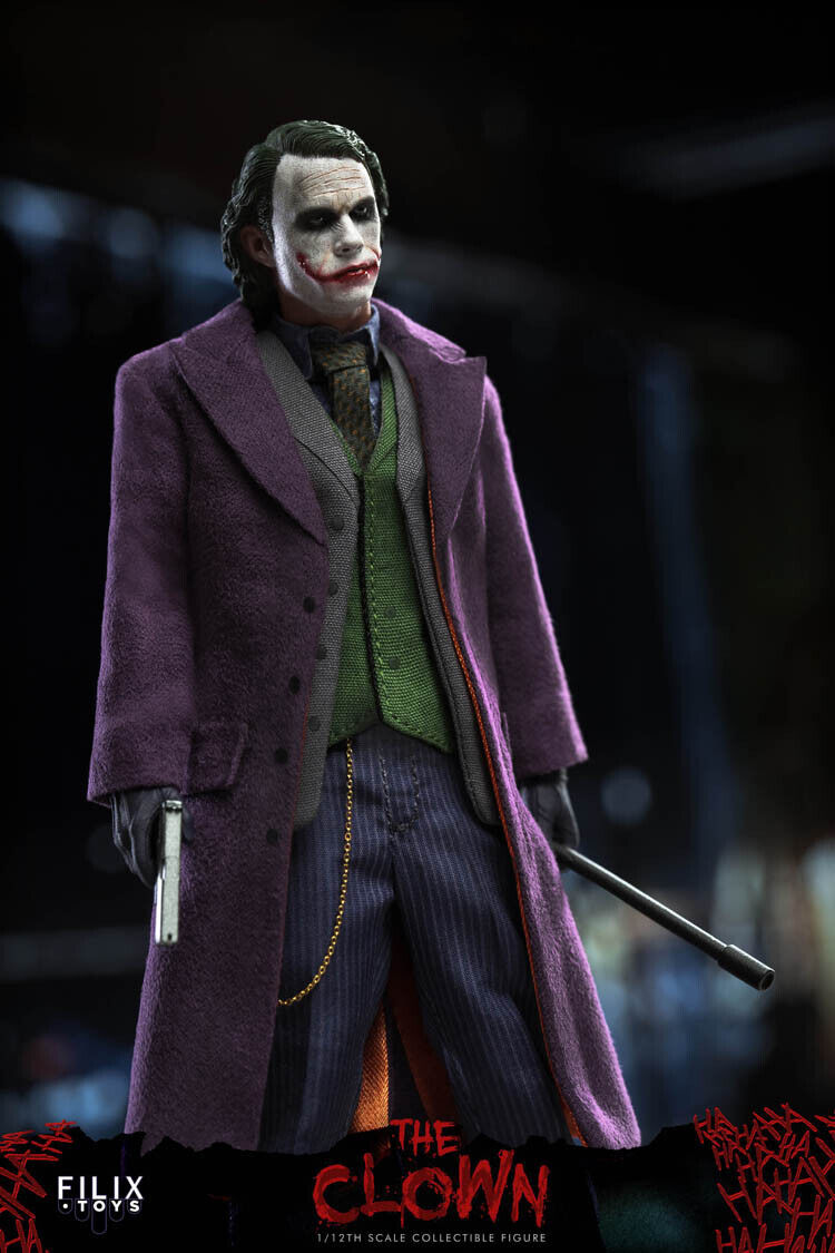 (Pre-Order) Filix Toys FX004 Heath Ledger Joker 1/12 Action Figure