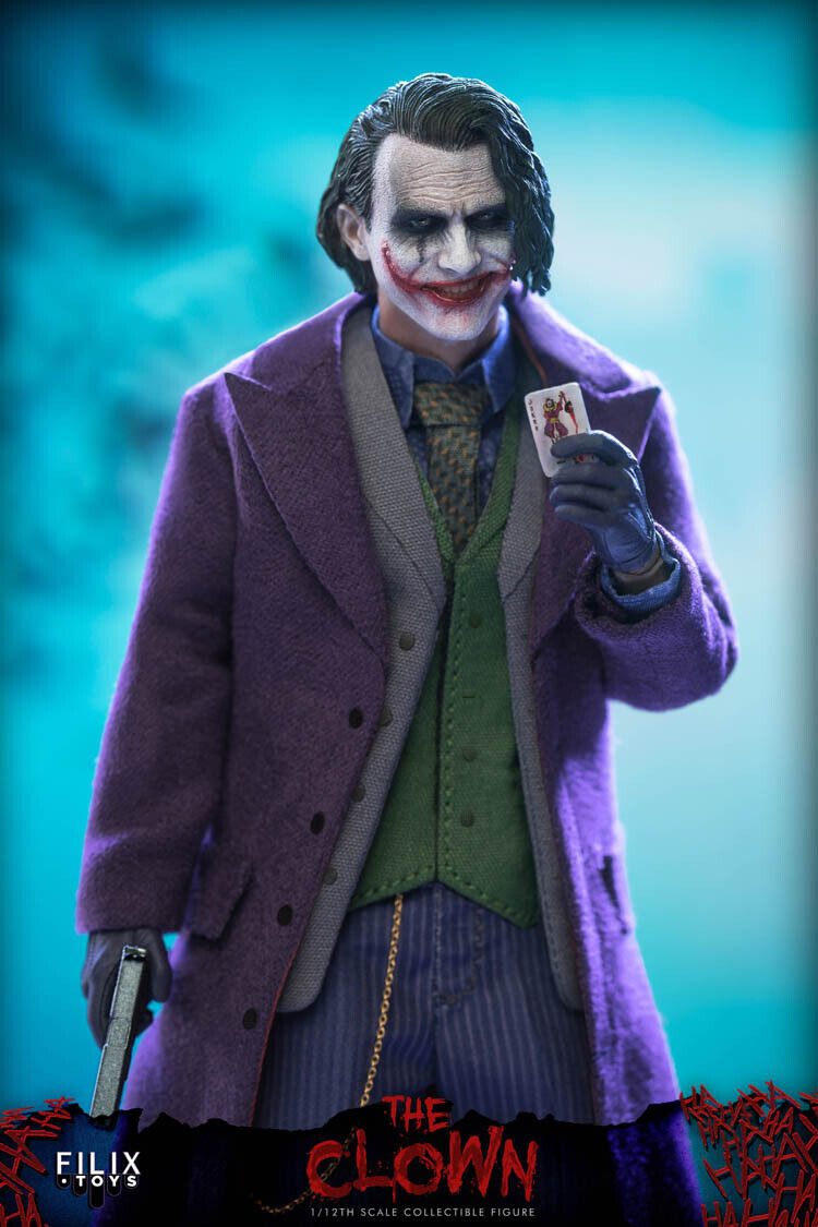 (Pre-Order) Filix Toys FX004 Heath Ledger Joker 1/12 Action Figure