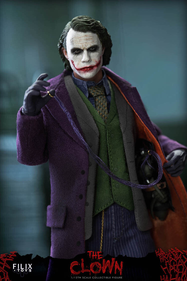 (Pre-Order) Filix Toys FX004 Heath Ledger Joker 1/12 Action Figure