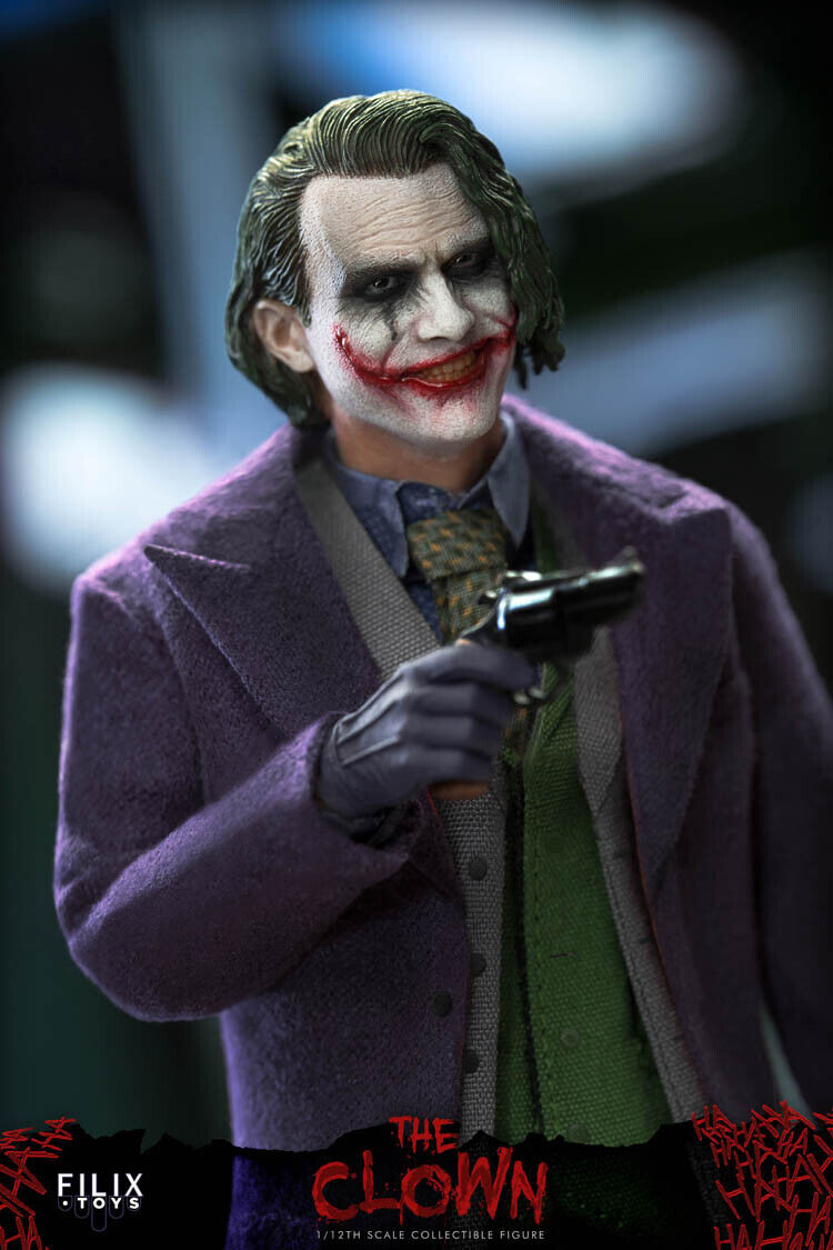 (Pre-Order) Filix Toys FX004 Heath Ledger Joker 1/12 Action Figure