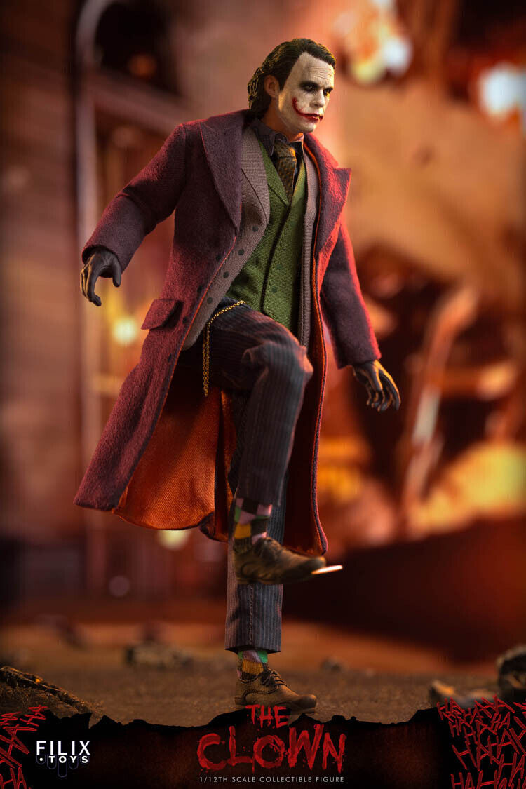 (Pre-Order) Filix Toys FX004 Heath Ledger Joker 1/12 Action Figure