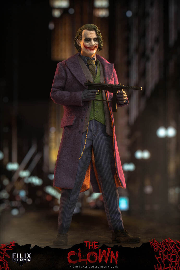 (Pre-Order) Filix Toys FX004 Heath Ledger Joker 1/12 Action Figure