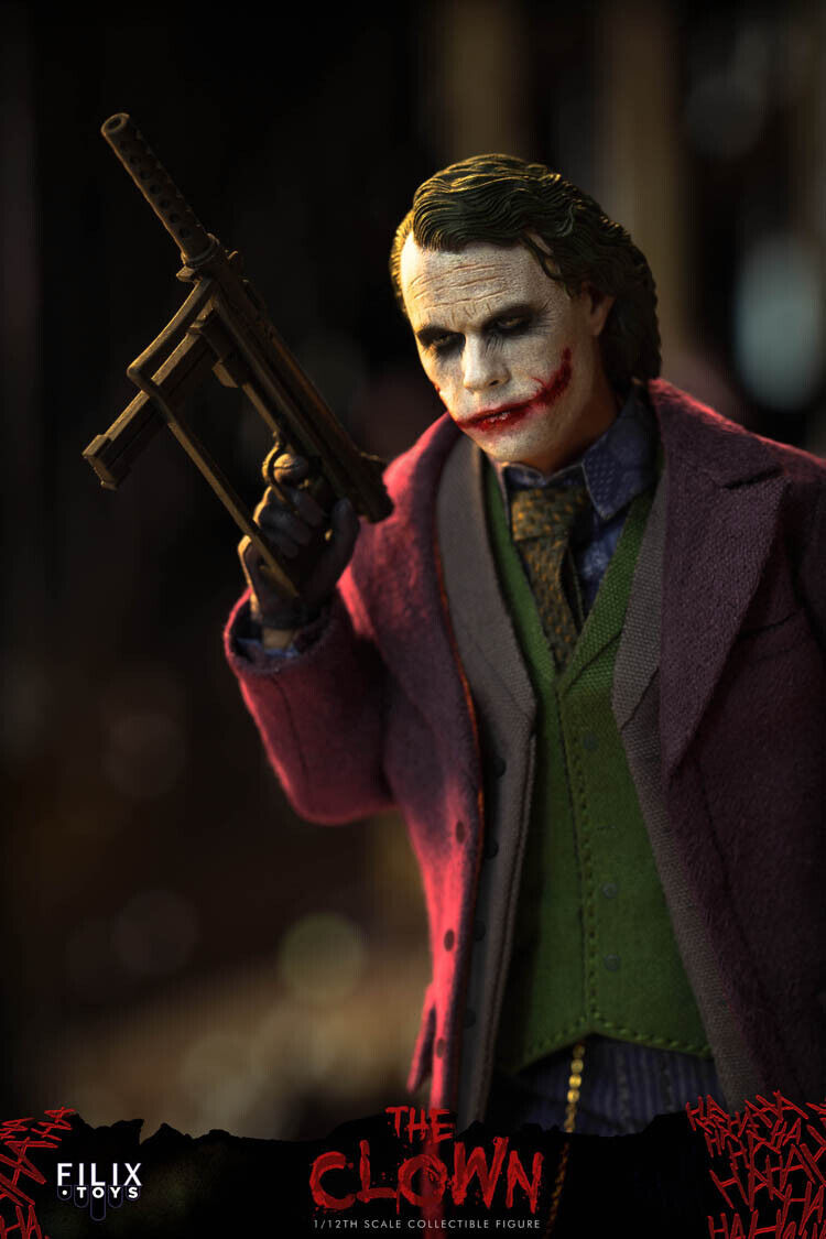 (Pre-Order) Filix Toys FX004 Heath Ledger Joker 1/12 Action Figure