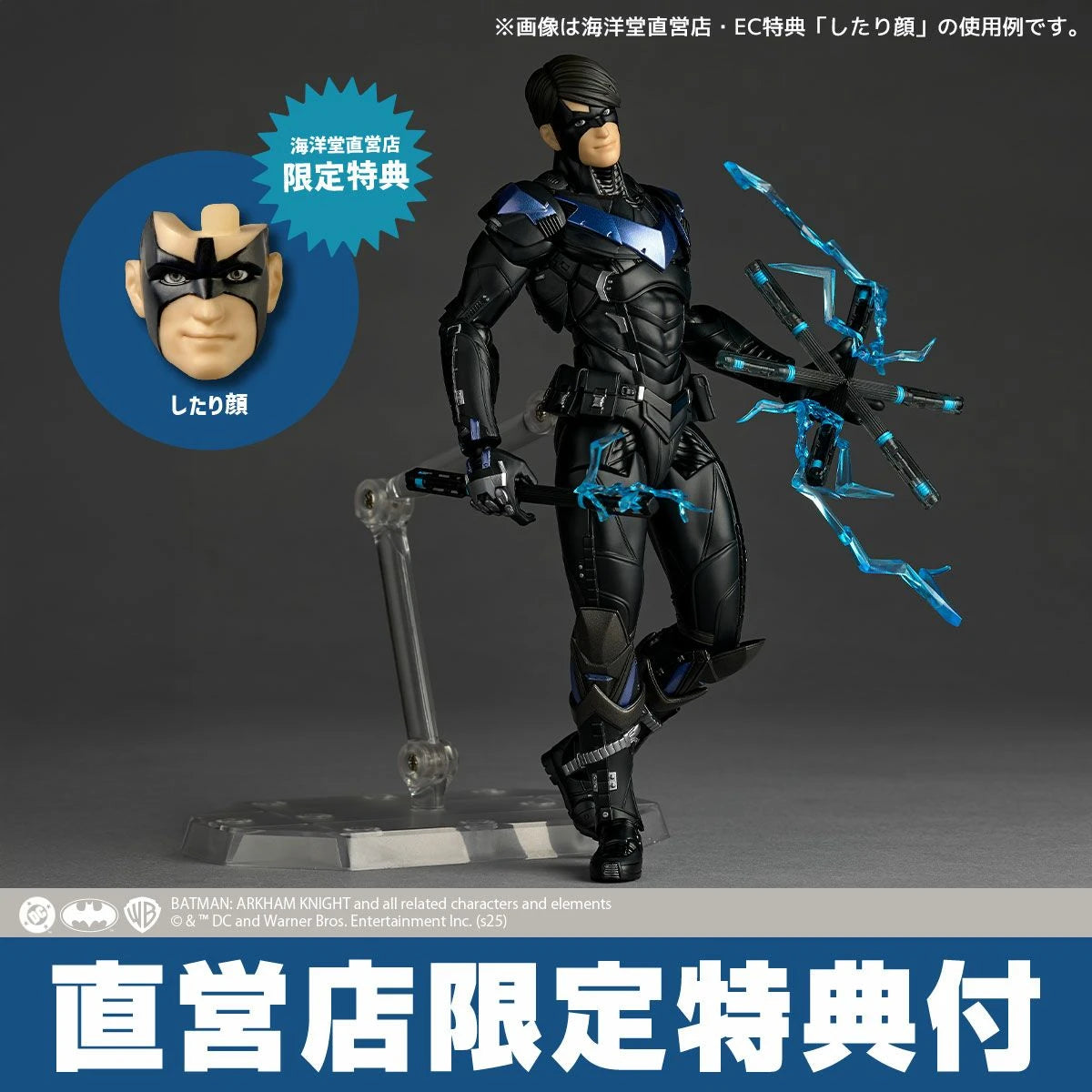 Revoltech Amazing Yamaguchi Nightwing Action Figure (With Bonus)