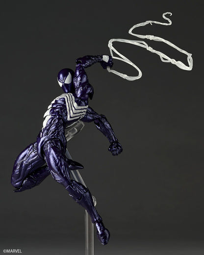 Revoltech Amazing Yamaguchi Symbiote Spider-Man (Purple Ver.) Action Figure
