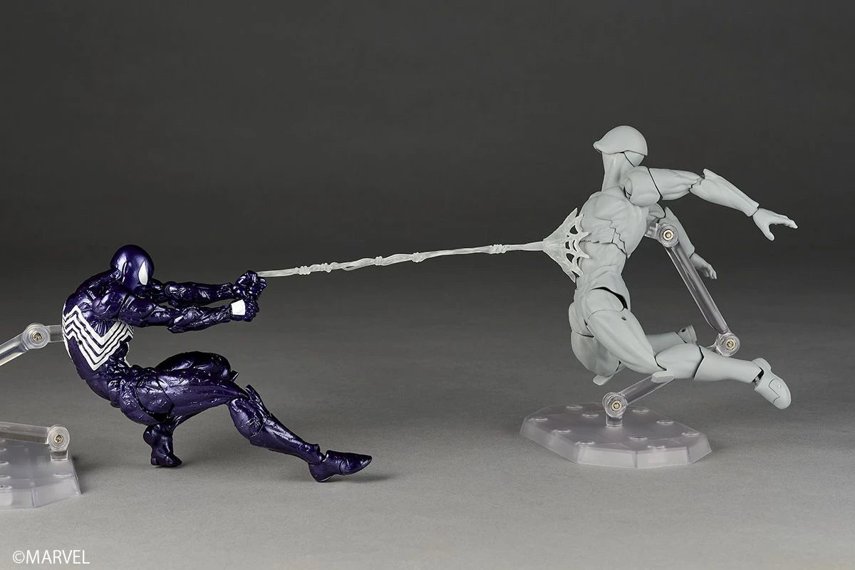 Revoltech Amazing Yamaguchi Symbiote Spider-Man (Purple Ver.) Action Figure