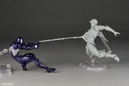 Revoltech Amazing Yamaguchi Symbiote Spider-Man (Purple Ver.) Action Figure