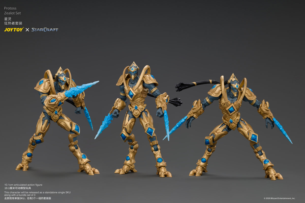 (Pre-Order) JoyToy StarCraft Protoss Zealot Set (3 Figures)