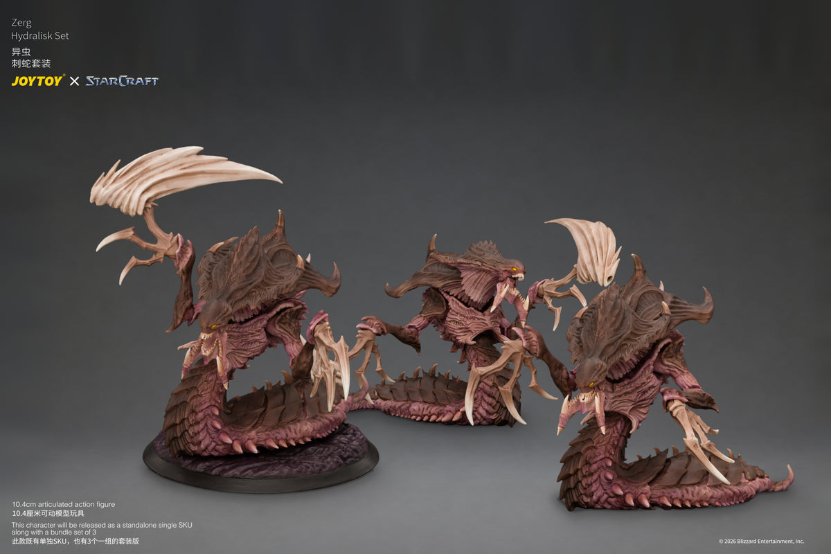 (Pre-Order) JoyToy StarCraft Zerg Hydralisk Set (3 Figures)