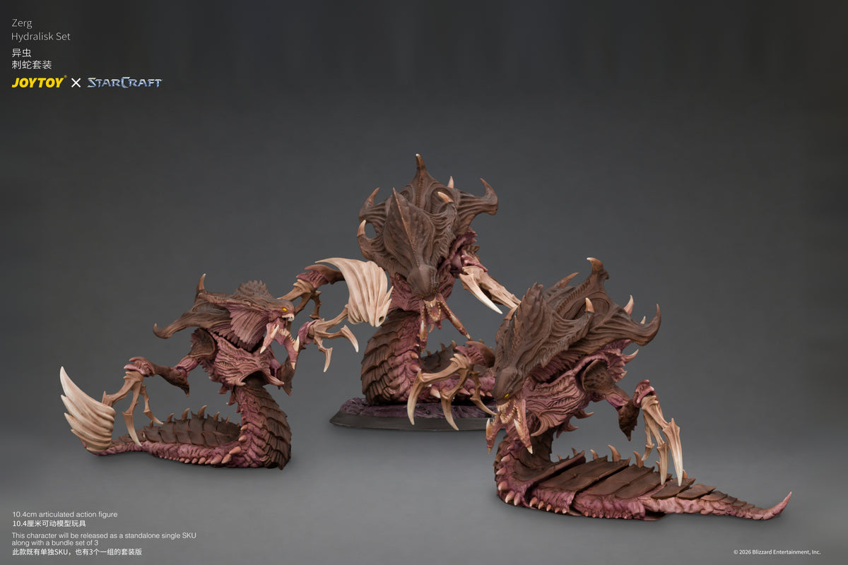 (Pre-Order) JoyToy StarCraft Zerg Hydralisk Set (3 Figures)