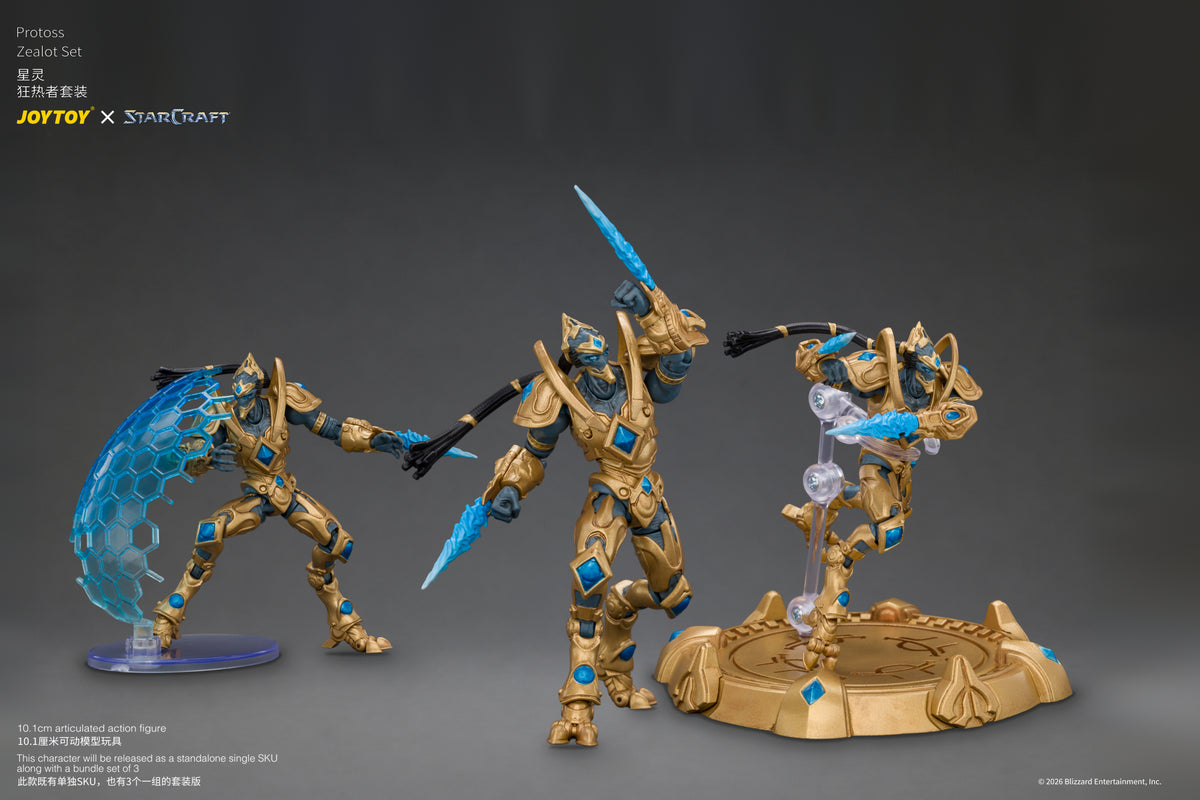 (Pre-Order) JoyToy StarCraft Protoss Zealot Set (3 Figures)
