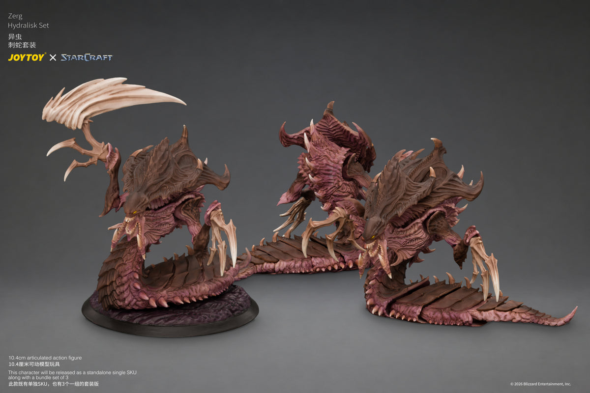 (Pre-Order) JoyToy StarCraft Zerg Hydralisk Set (3 Figures)