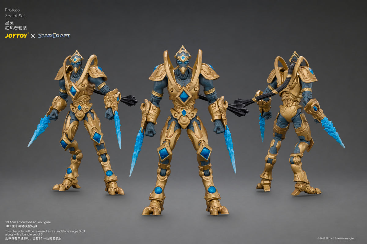 (Pre-Order) JoyToy StarCraft Protoss Zealot Set (3 Figures)