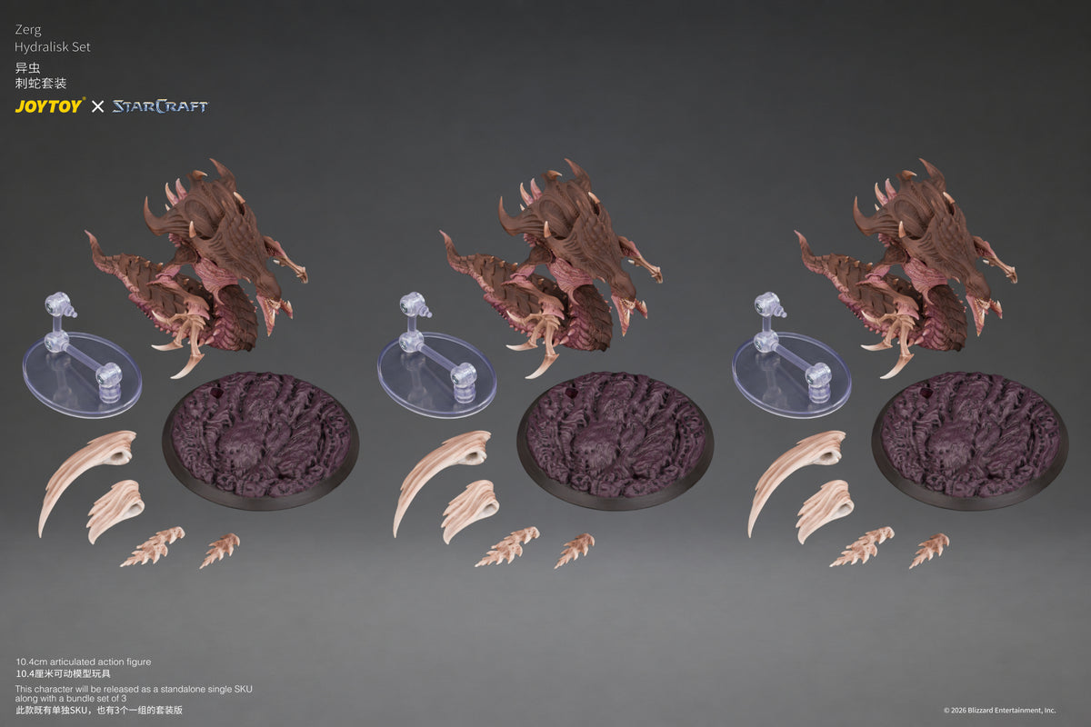 (Pre-Order) JoyToy StarCraft Zerg Hydralisk Set (3 Figures)