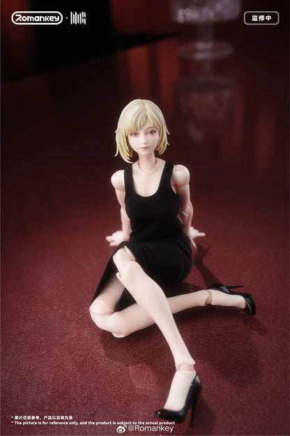 (Pre-Order) Romankey 1/12 Mia UMS004 female body action figure Unpainted and Ex Painted