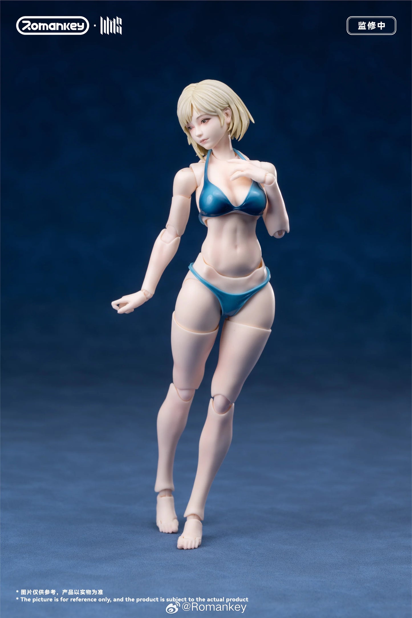 (Pre-Order) Romankey 1/12 Mia UMS004 female body action figure Unpainted and Ex Painted