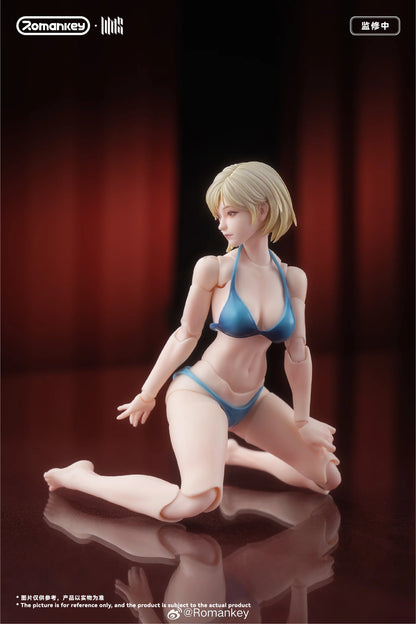 (Pre-Order) Romankey 1/12 Mia UMS004 female body action figure Unpainted and Ex Painted