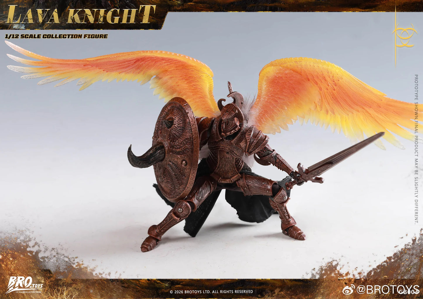 (Pre-Order) Brotoys 1/12 Lava knight action figure GB004