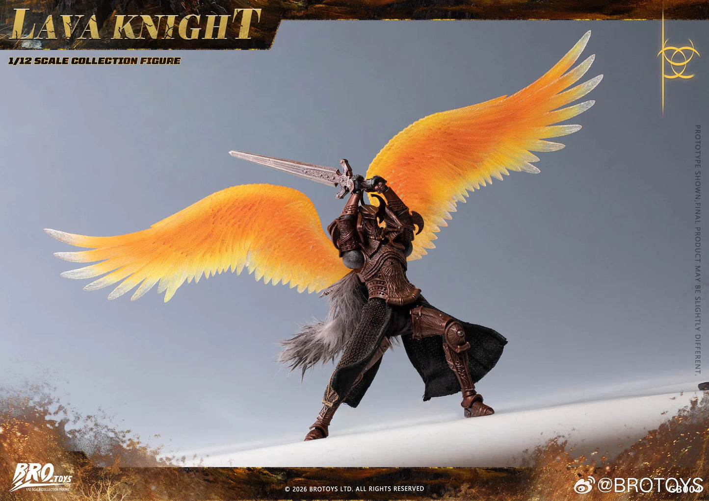 (Pre-Order) Brotoys 1/12 Lava knight action figure GB004