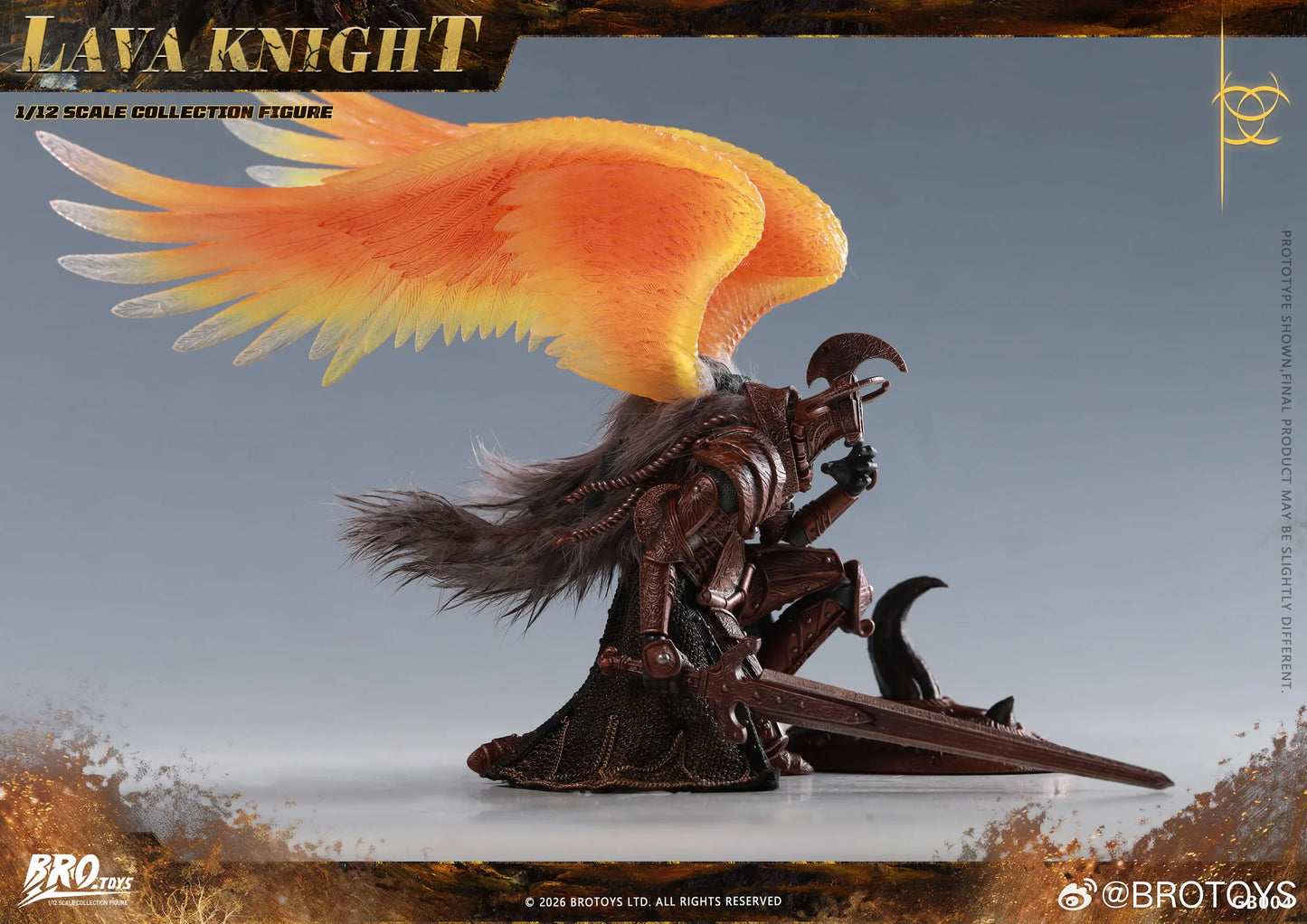 (Pre-Order) Brotoys 1/12 Lava knight action figure GB004