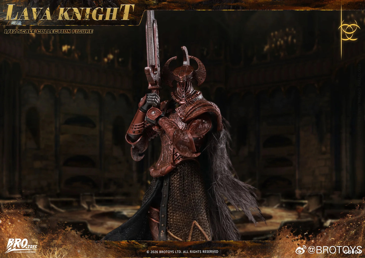 (Pre-Order) Brotoys 1/12 Lava knight action figure GB004