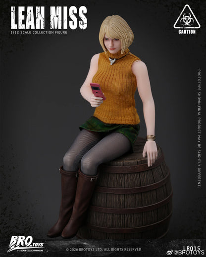 (Pre-Order) Brotoys 1/12 Leah Miss LR015 action figure with preorder bonus Light feature