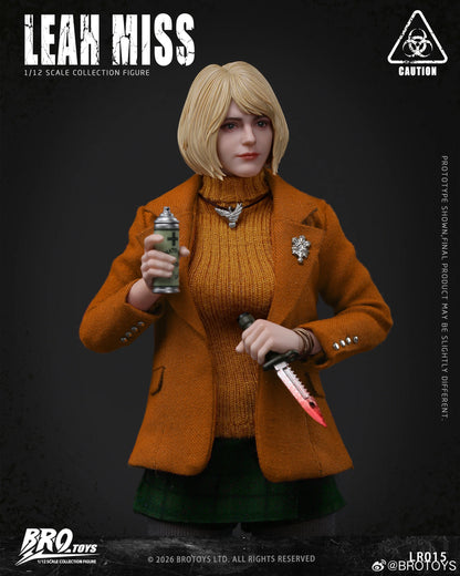 (Pre-Order) Brotoys 1/12 Leah Miss LR015 action figure with preorder bonus Light feature
