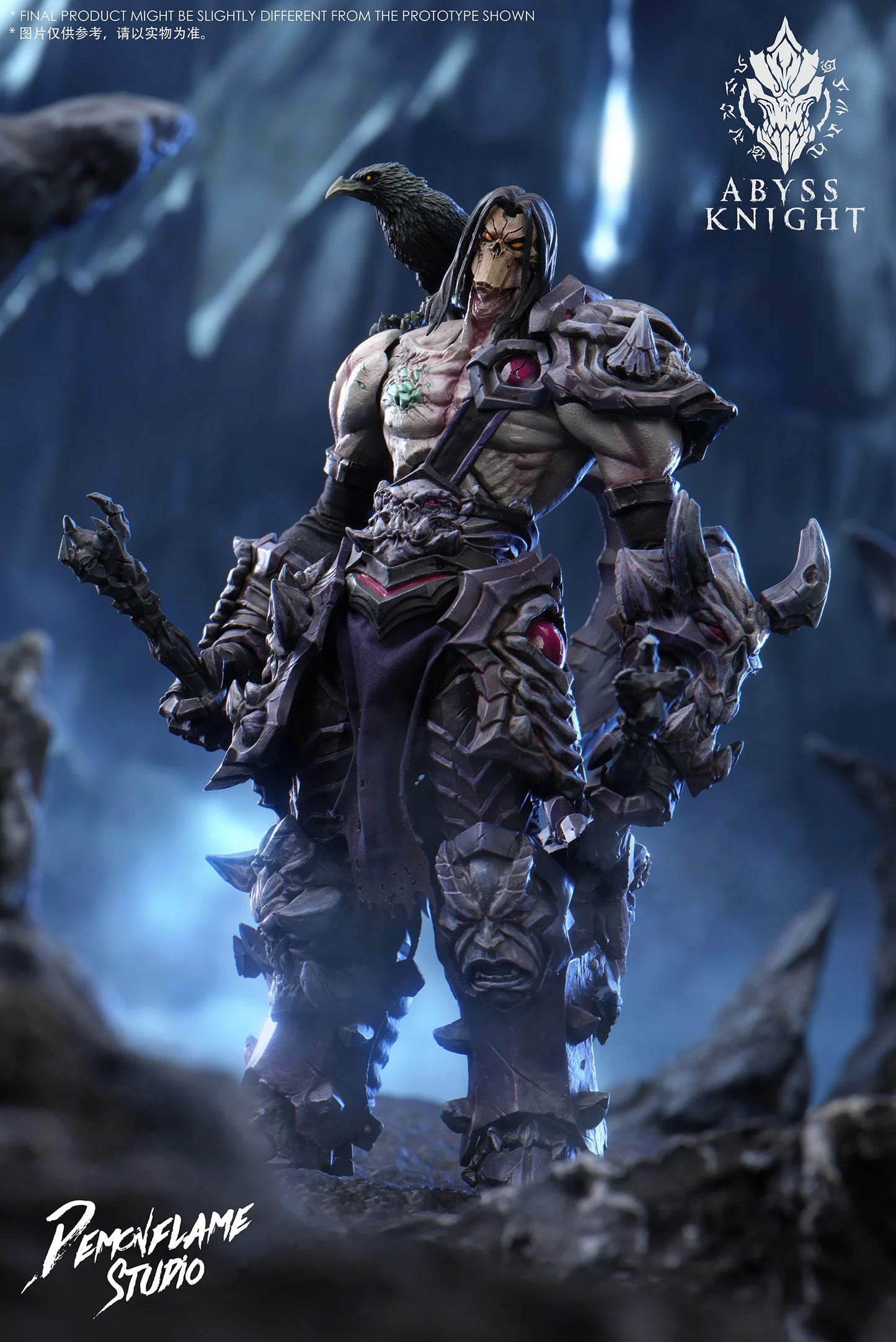 (Pre-Order) Demonflame Studio 1/12 Darksiders Abyss Knight Apocalypse & Despair Cyan Steed Set of 2