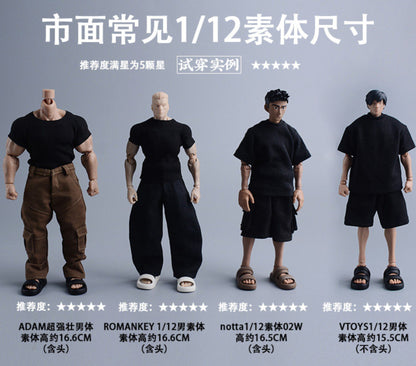 Custom 1/12 Clothing Accessories Slippers for 1/12 Scale Action Figure