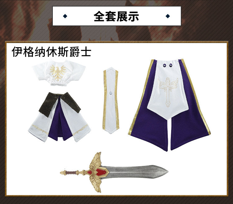 Custom 1/12 Clothing Accessories for Mythic Legions Sir Ignatius