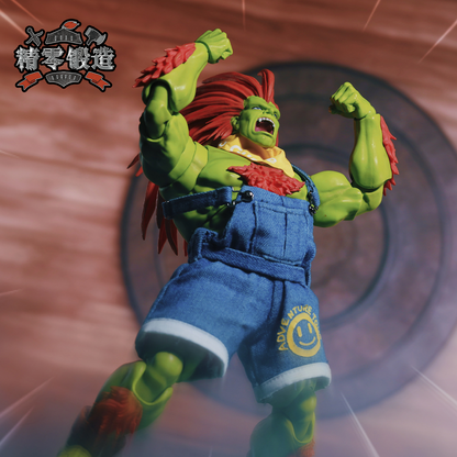 Custom 1/12 Clothing Accessories for Storm Collectibles Blanka