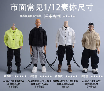 Custom 1/12 Clothing Accessories Shirt for 1/12 Scale Action Figure