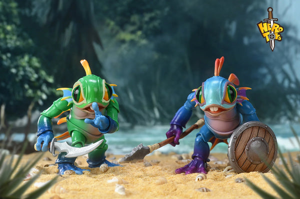 Hero toys Fish Hero 3.75 inches Green and Blue action figure (In Stock)