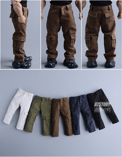 Custom 1/12 Clothing Accessories Pants for 1/12 Scale Strong Body