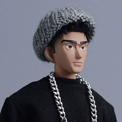 Custom 1/12 Clothing Accessories Slouchy Beanie for 1/12 scale action figures